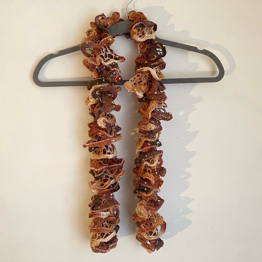 Whimsigoth Sequin Textured Scarf